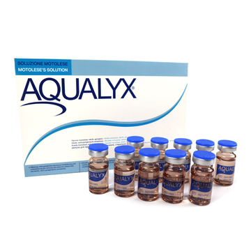 CE Aqualyx Fat Dissolving Injections Chin 10 Vials X8ml