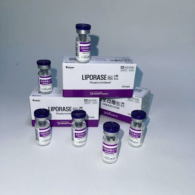 1500iu powder LIPORASE Hyaluronidase Solution for dissolving Hyaluronic Acid filler