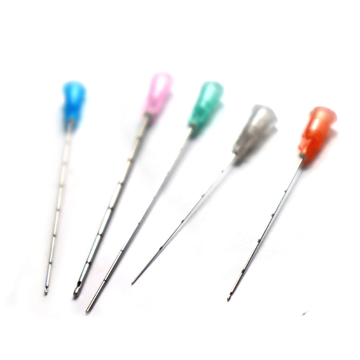 Disposable 25mm 50mm Blunt Tip Microcannula Needle For Derma Fillers