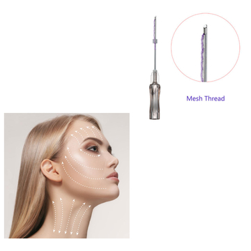 Absorbable Korea Barbed 4D Cog W Blunt Pcl Pdo Thread for Cheek Lifting Body Tightening 4D 18g 100mm Cog Thread Lifting