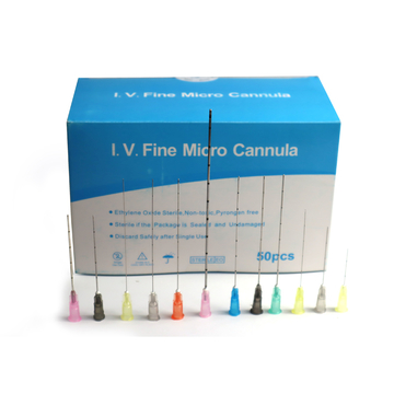 Disposable 25mm 50mm Blunt Tip Microcannula Needle For Derma Fillers