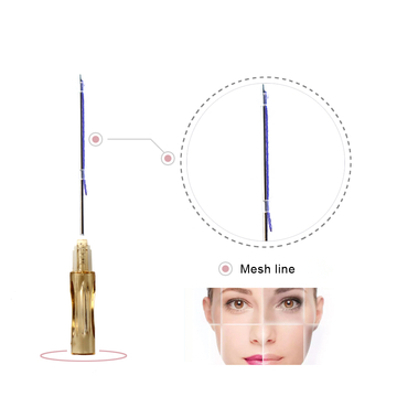 Pdo Face Lift Thread 4D Cog 21g 60mm with Blunt L Needle for Fox Eye Lifting