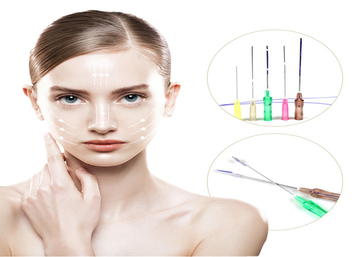 4D 6D 8D Absorbable Skin Threading Face Lift L W Blunt Type