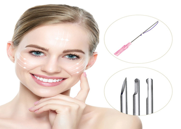 4D 6D 8D Absorbable Skin Threading Face Lift L W Blunt Type