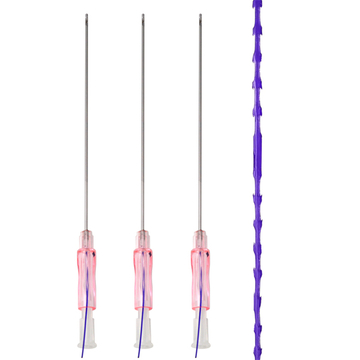 Eye Eyebrow Forehead Pdo Thread Blunt Sharp Needle 4D 6D Cog Thread Lifting