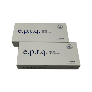 e.p.t.q. Cross-Linked Hyaluronic Acid Dermal Filler S100, S300, S500
